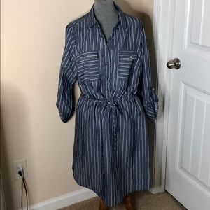 Plus Size strip dress